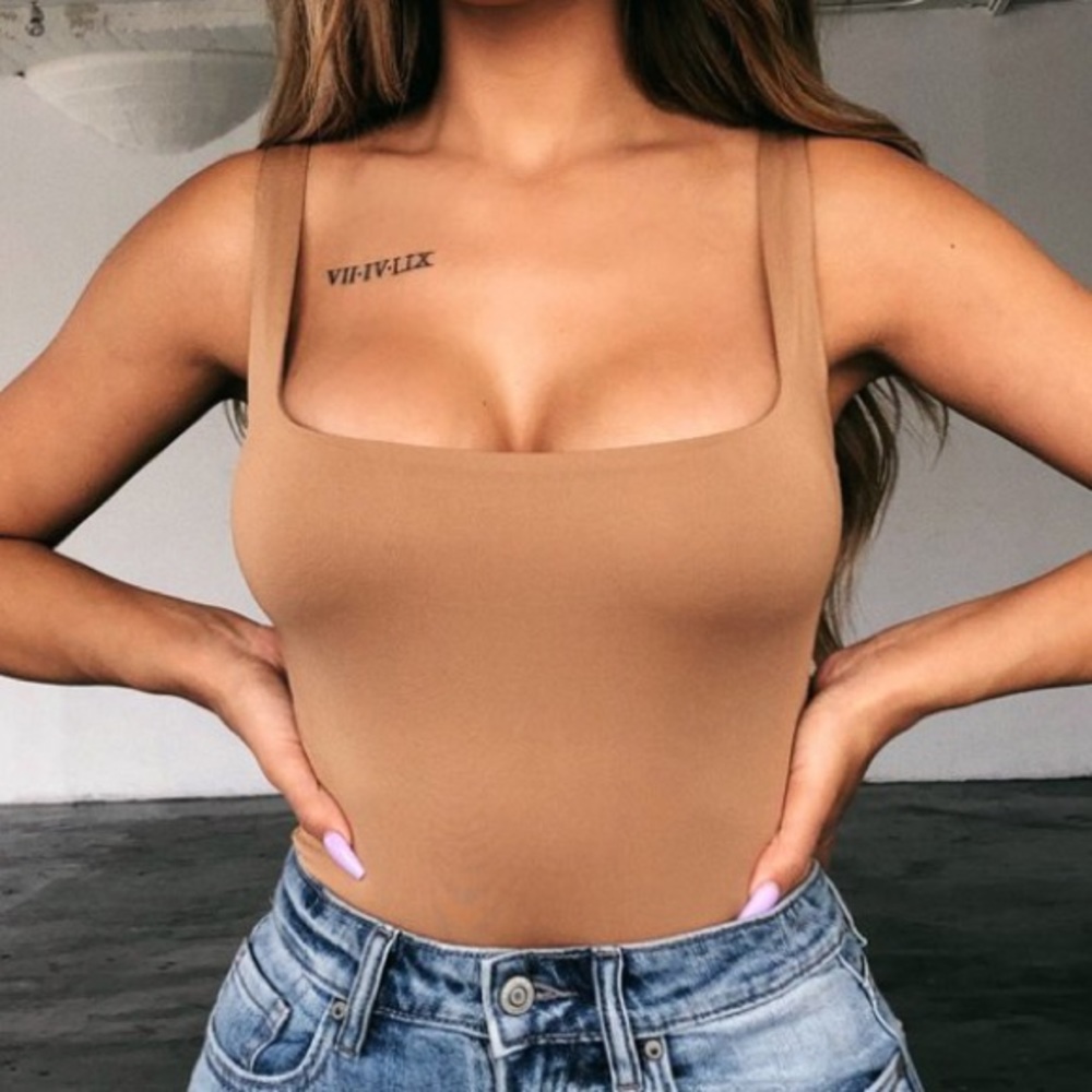 OOTDFash Agness Tank Bodysuit